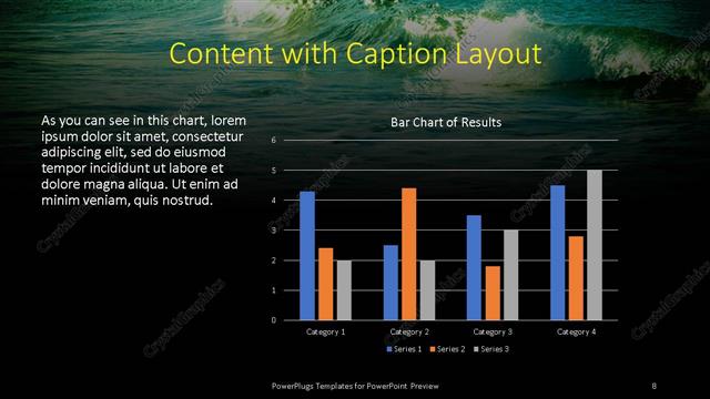 Content with Caption presentation slide layout