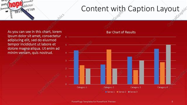 Content with Caption presentation slide layout