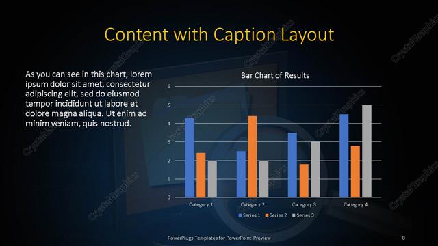 Content with Caption presentation slide layout