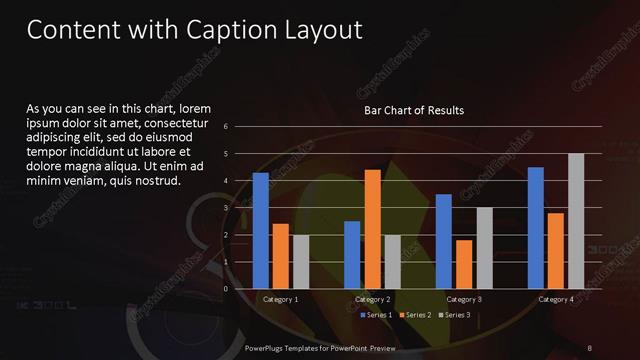 Content with Caption presentation slide layout