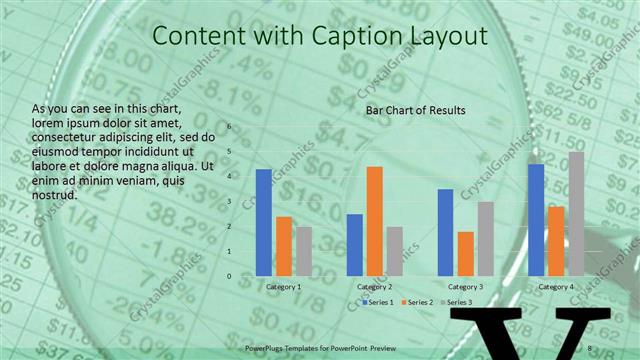 Content with Caption presentation slide layout
