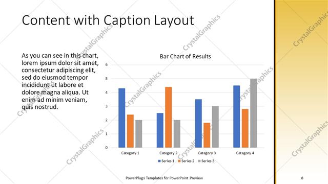 Content with Caption presentation slide layout