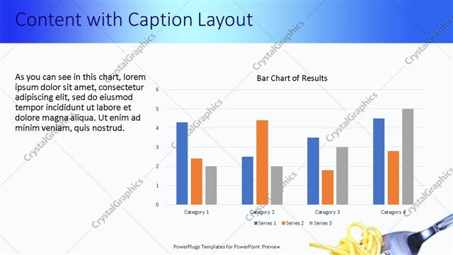 Content with Caption presentation slide layout
