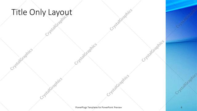 Title Only presentation slide layout