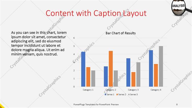 Content with Caption presentation slide layout