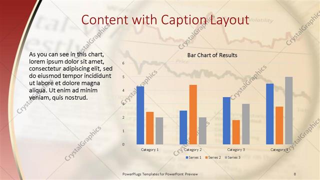 Content with Caption presentation slide layout