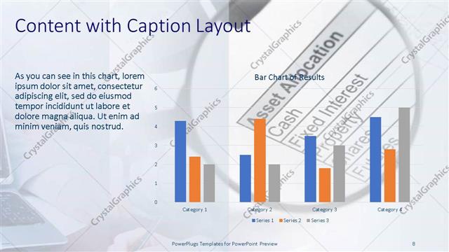 Content with Caption presentation slide layout