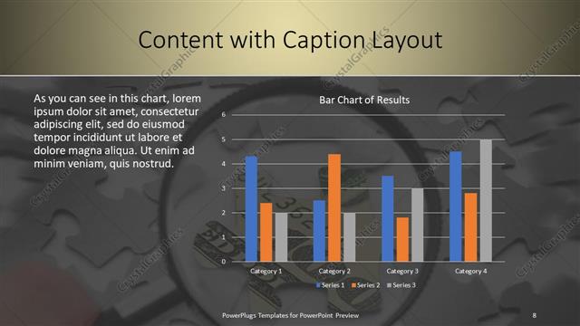 Content with Caption presentation slide layout