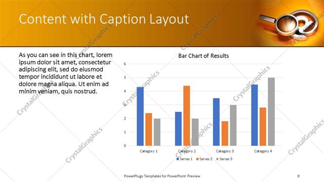 Content with Caption presentation slide layout
