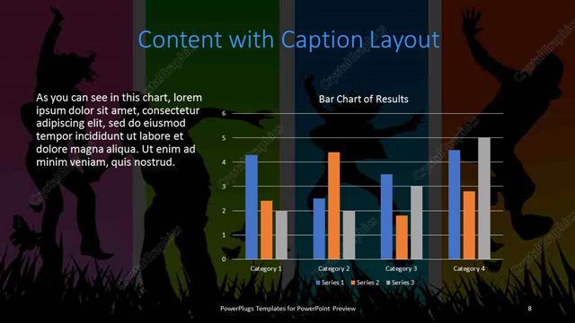 Content with Caption presentation slide layout