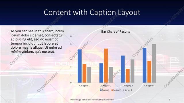 Content with Caption presentation slide layout