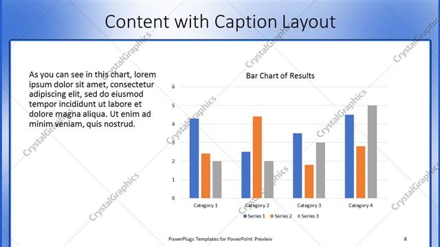 Content with Caption presentation slide layout