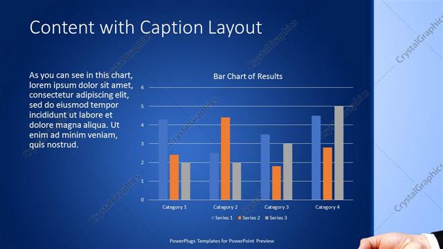 Content with Caption presentation slide layout