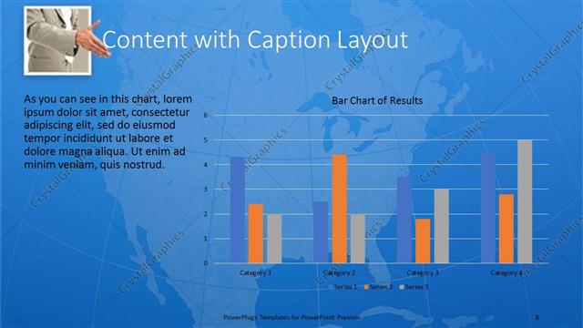 Content with Caption presentation slide layout