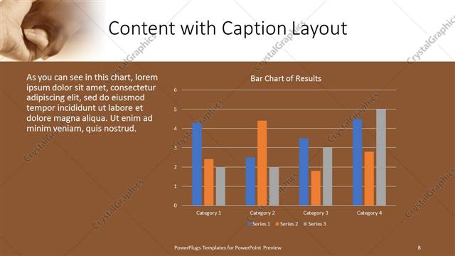Content with Caption presentation slide layout