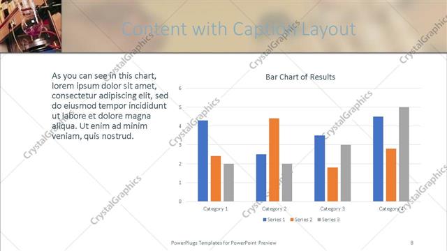 Content with Caption presentation slide layout