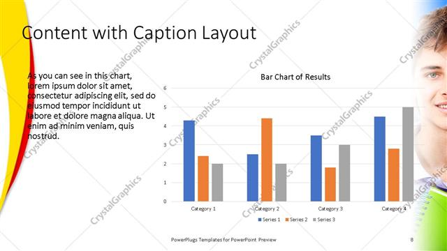 Content with Caption presentation slide layout