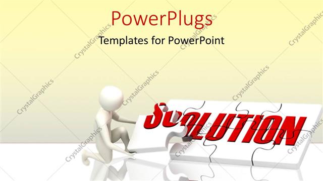 Preview This Beautiful Template for PowerPoint & Google Slides a number of puzzle pieces creating the solution