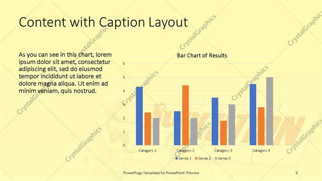 Content with Caption presentation slide layout