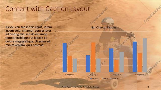 Content with Caption presentation slide layout