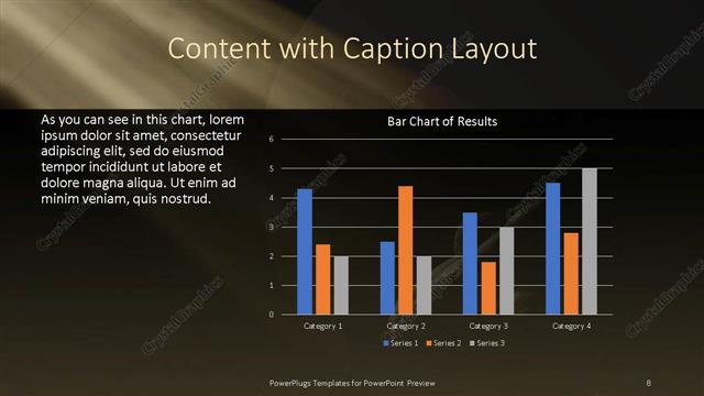 Content with Caption presentation slide layout