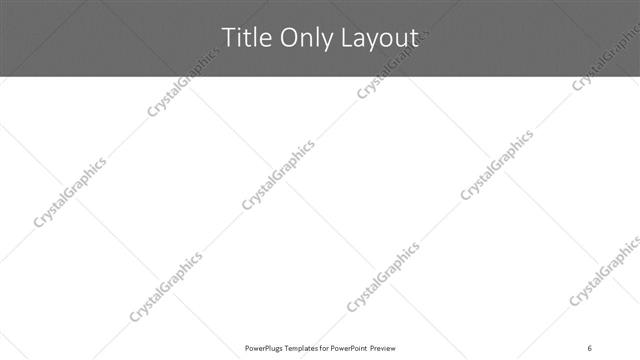 Title Only presentation slide layout