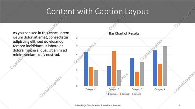 Content with Caption presentation slide layout