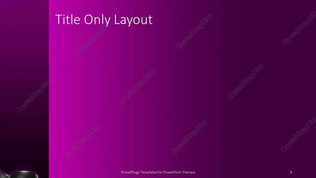 Title Only presentation slide layout