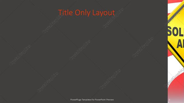 Title Only presentation slide layout