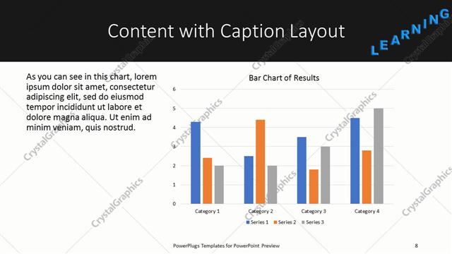 Content with Caption presentation slide layout