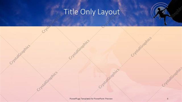 Title Only presentation slide layout