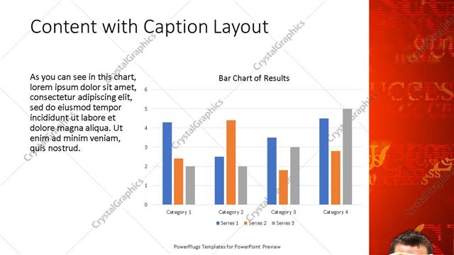 Content with Caption presentation slide layout