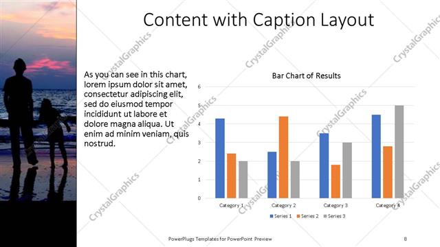 Content with Caption presentation slide layout