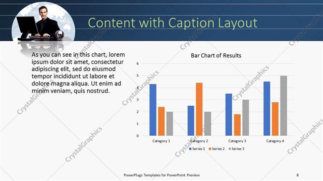 Content with Caption presentation slide layout