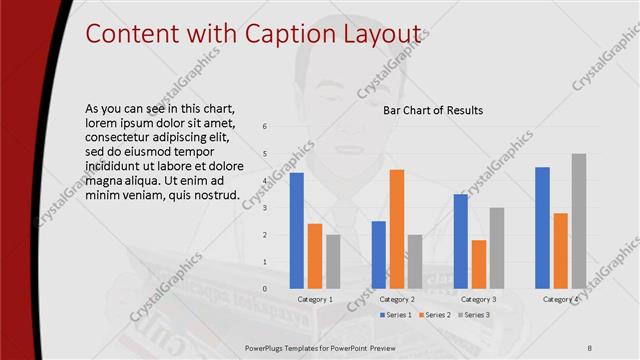 Content with Caption presentation slide layout