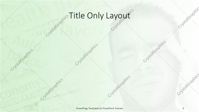 Title Only presentation slide layout