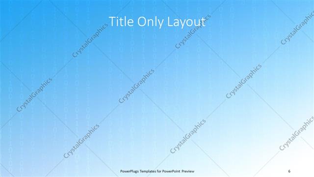 Title Only presentation slide layout