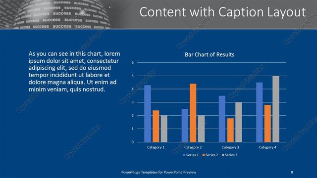 Content with Caption presentation slide layout