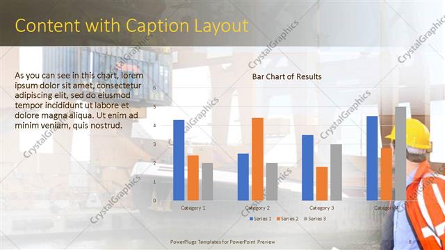 Content with Caption presentation slide layout