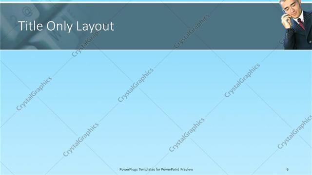 Title Only presentation slide layout