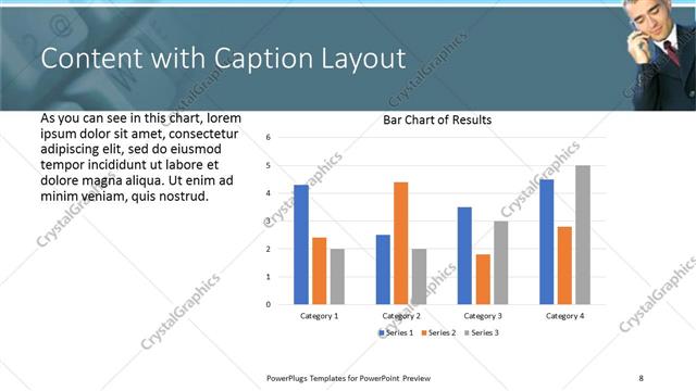 Content with Caption presentation slide layout
