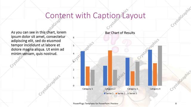 Content with Caption presentation slide layout