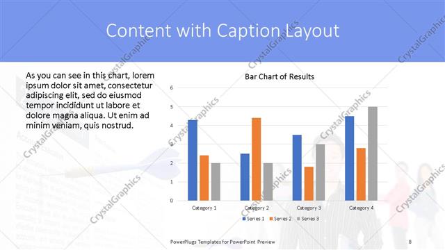 Content with Caption presentation slide layout