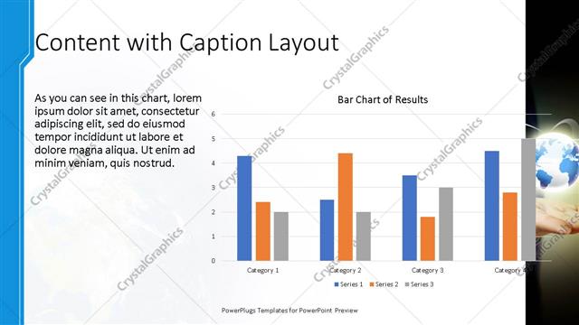 Content with Caption presentation slide layout