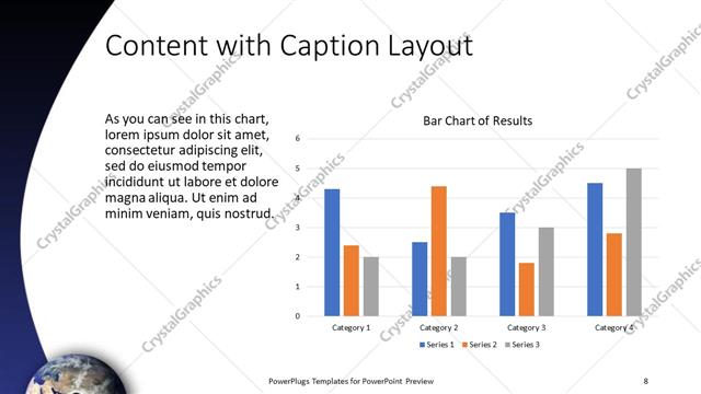 Content with Caption presentation slide layout