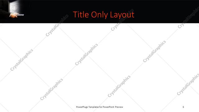 Title Only presentation slide layout