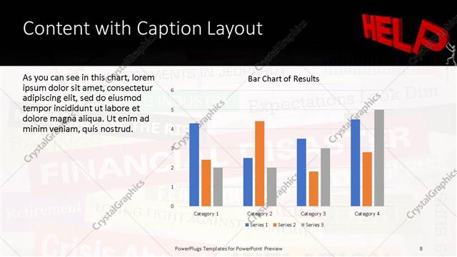 Content with Caption presentation slide layout