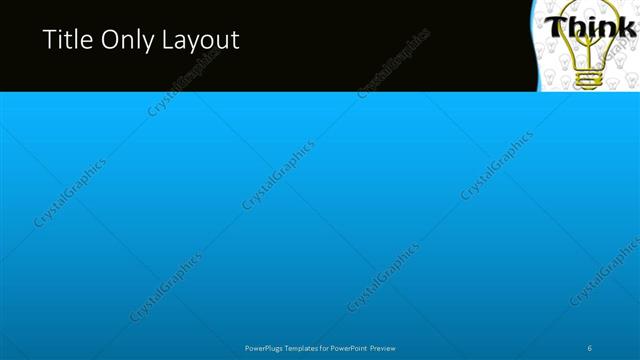 Title Only presentation slide layout