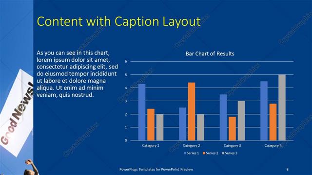 Content with Caption presentation slide layout