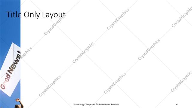 Title Only presentation slide layout